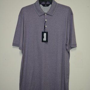 Men's Large Hart Schaffner Marx Short-Sleeve Polo Shirt, NWOT